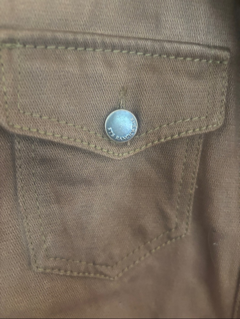 STS Ranchwear Women's Brown Work Jacket with Cream Sherpa Collar - Picture 6 of 14